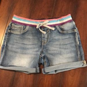 Girls size 14 denim shorts